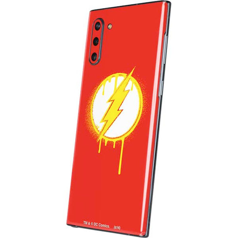 DC Comics The Flash Emblem Drip Galaxy Note 10 Skin